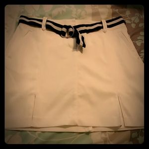 White Izod Golf Skirt